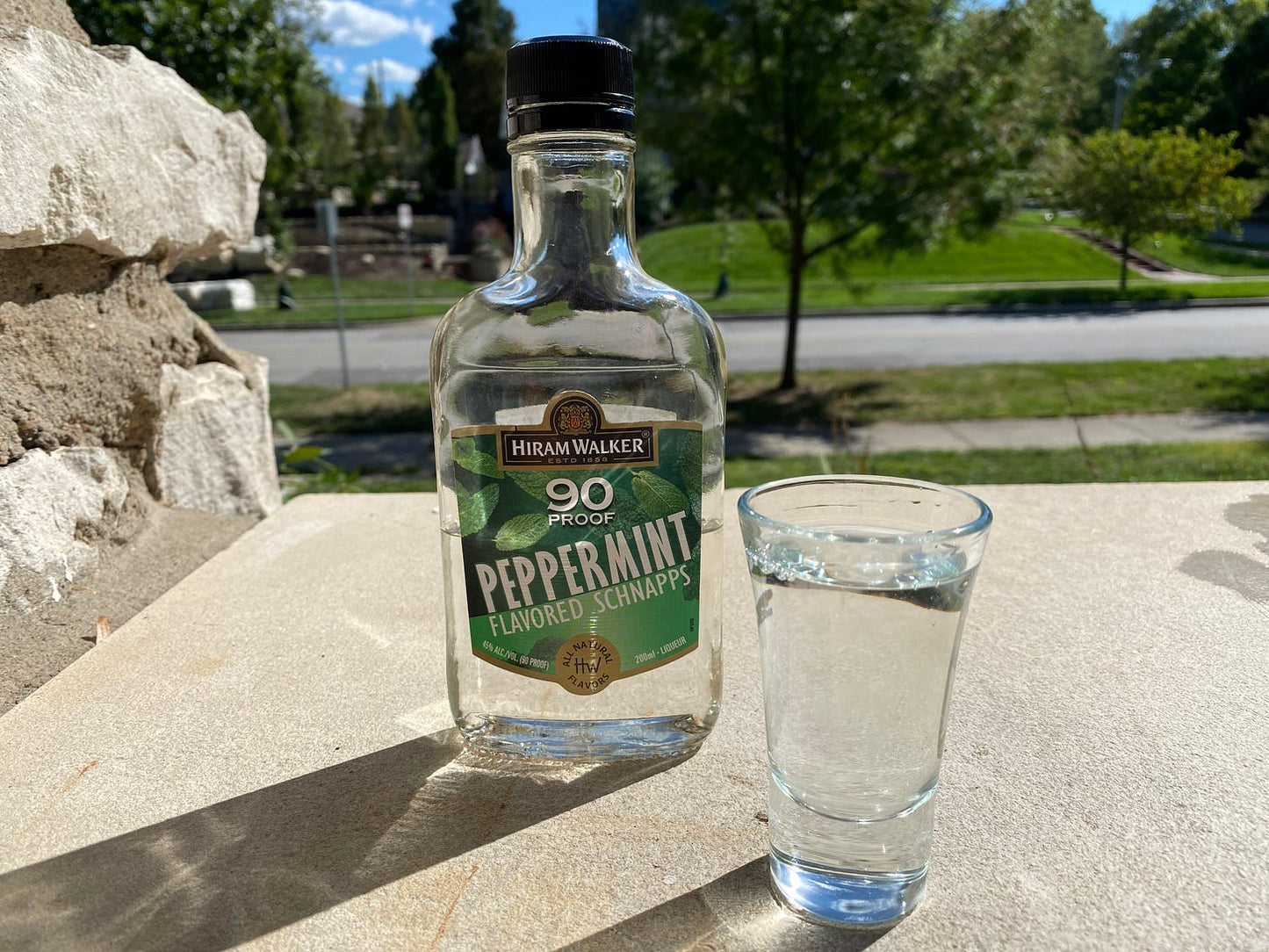Hiram Walker Peppermint Schnapps 90 Proof
