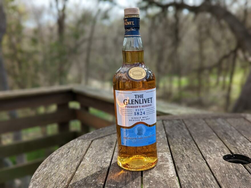 The Glenlivet Single Malt Scotch Whiskey Founders Reserve