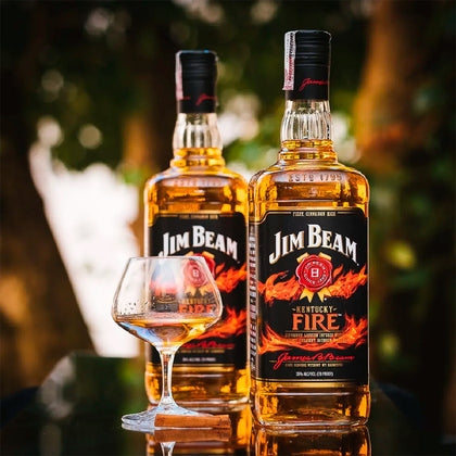 Jim Beam Bourbon Whiskey Fire