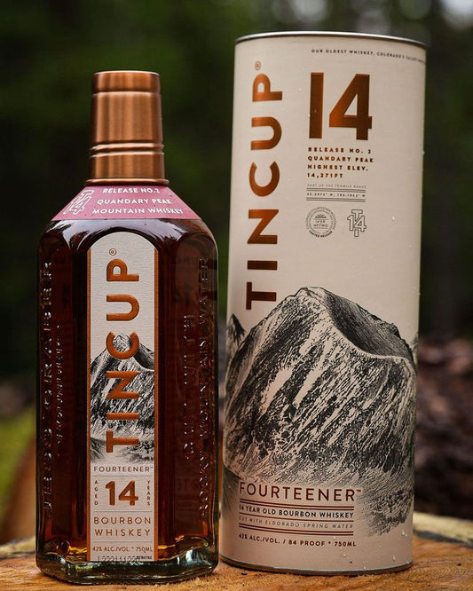 Tin Cup Bourbon Whiskey 14 Year